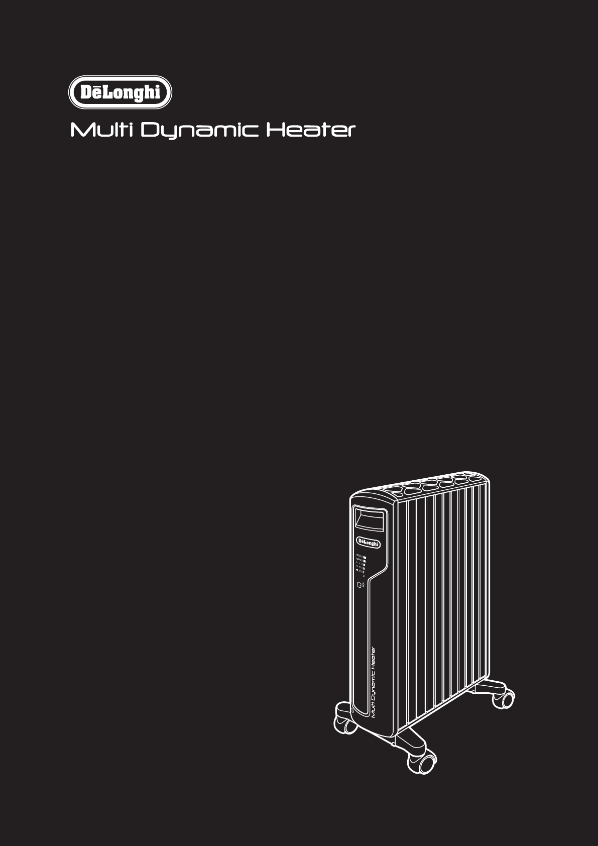 説明書 デロンギ MDH15-BK ヒーター