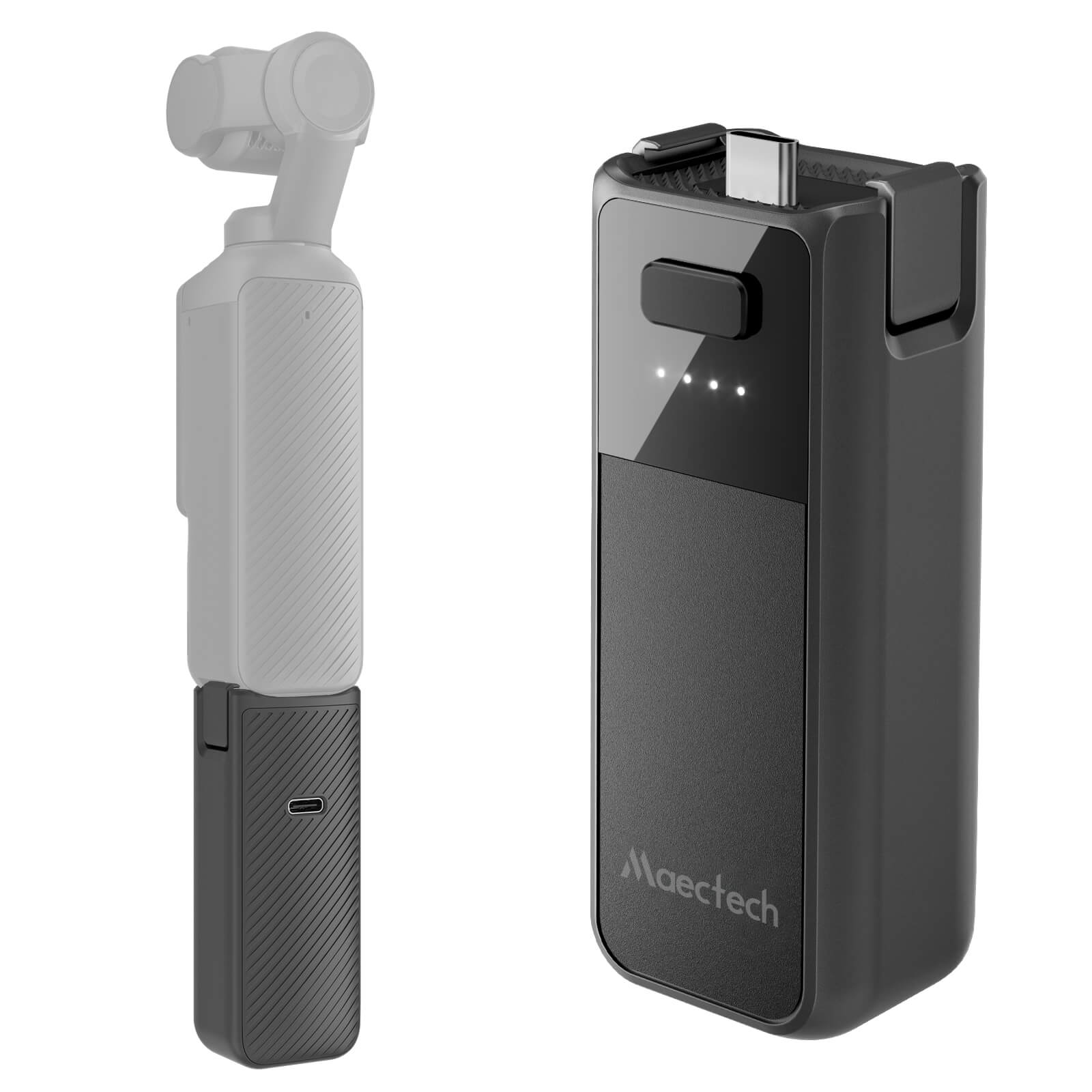 2800mAh Fast Charging Handle for DJI Osmo Pocket 3 – Maectech