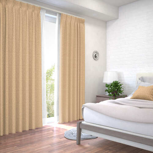 オーダー】遮光2級 ナチュラルエレガンス エンボス加工の形状記憶付