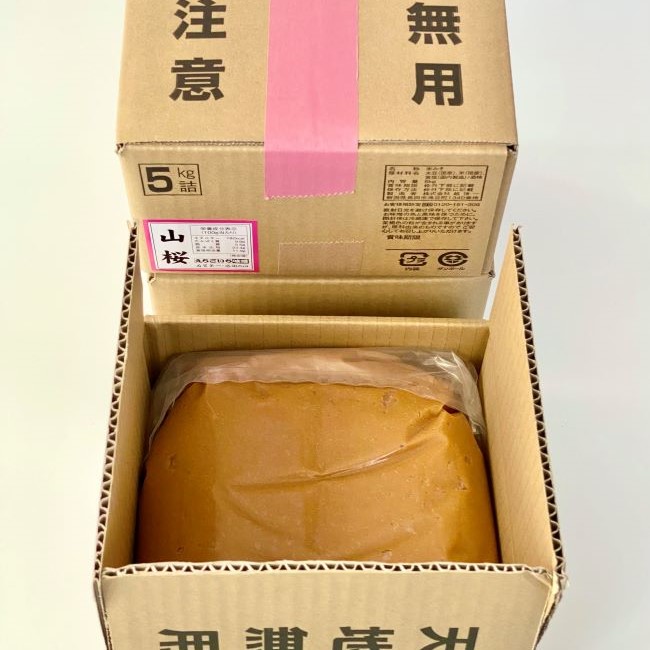 山桜 5kg箱（こしみそタイプ） | 生みそ | えちごいち味噌 製造元直売
