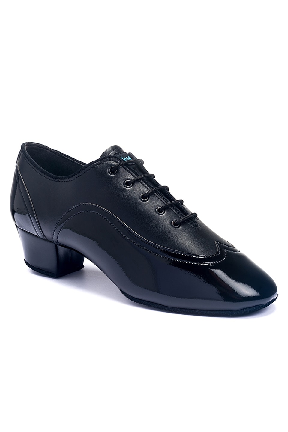 JONES - BLACK CALF/BLACK PATENT ジョーンズ エナメルレザー（メンズ