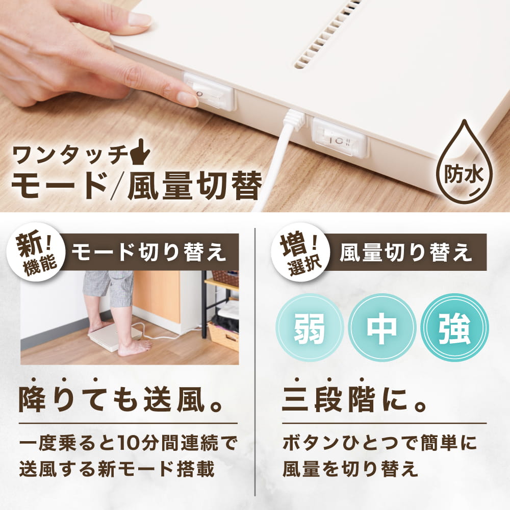 お風呂あがり全身爽快乗れる扇風機「のれせん2」 | 【公式】サンコー