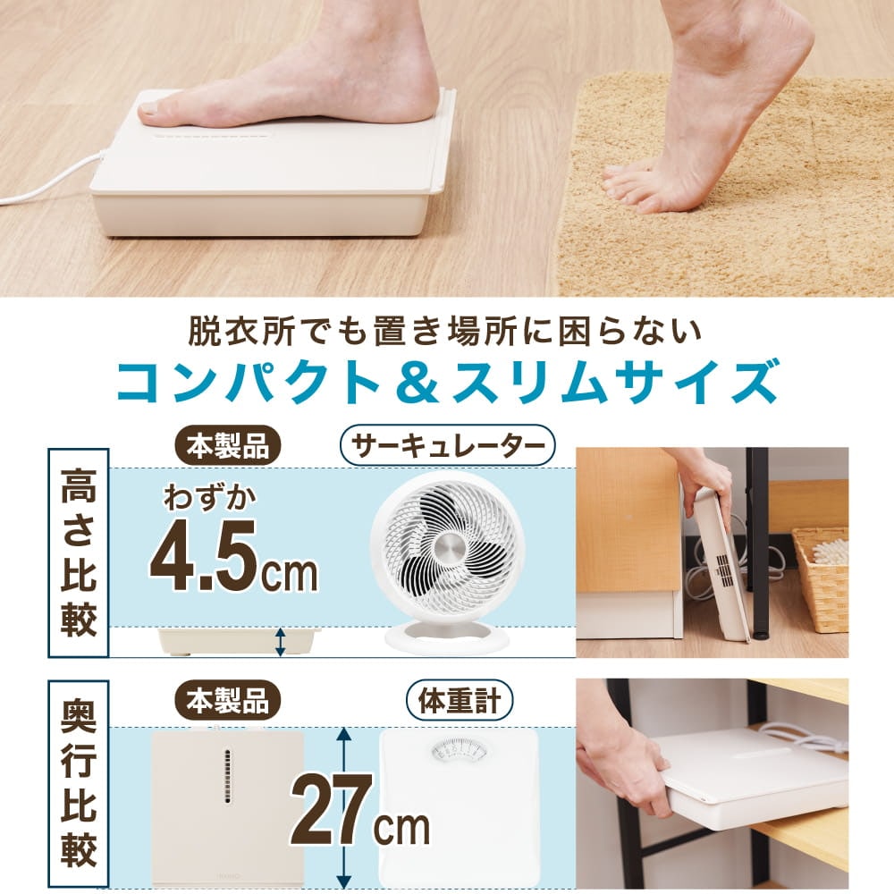 お風呂あがり全身爽快乗れる扇風機「のれせん2」 | 【公式】サンコー