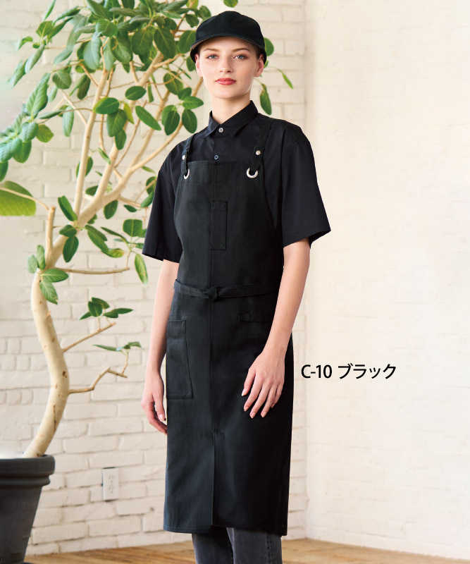 胸当てエプロン[チトセ製品] T8806｜飲食店制服・フードユニフォームの