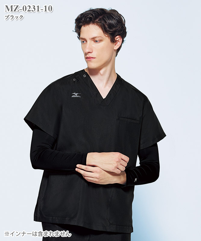 ミズノ男女兼用スクラブ半袖[チトセ製品] MZ-0231｜THS-白衣通販・販売