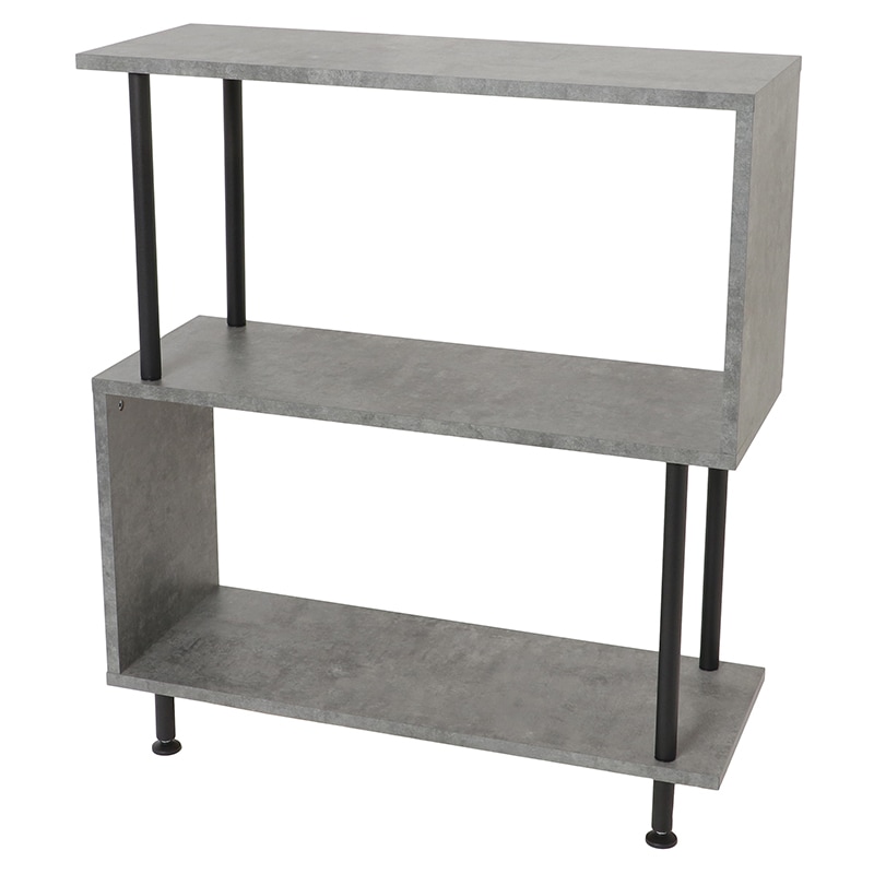 シェルフ コンクリート調シェルフ IF-CS3 3段 / IF-CS4 4段 CT/BK