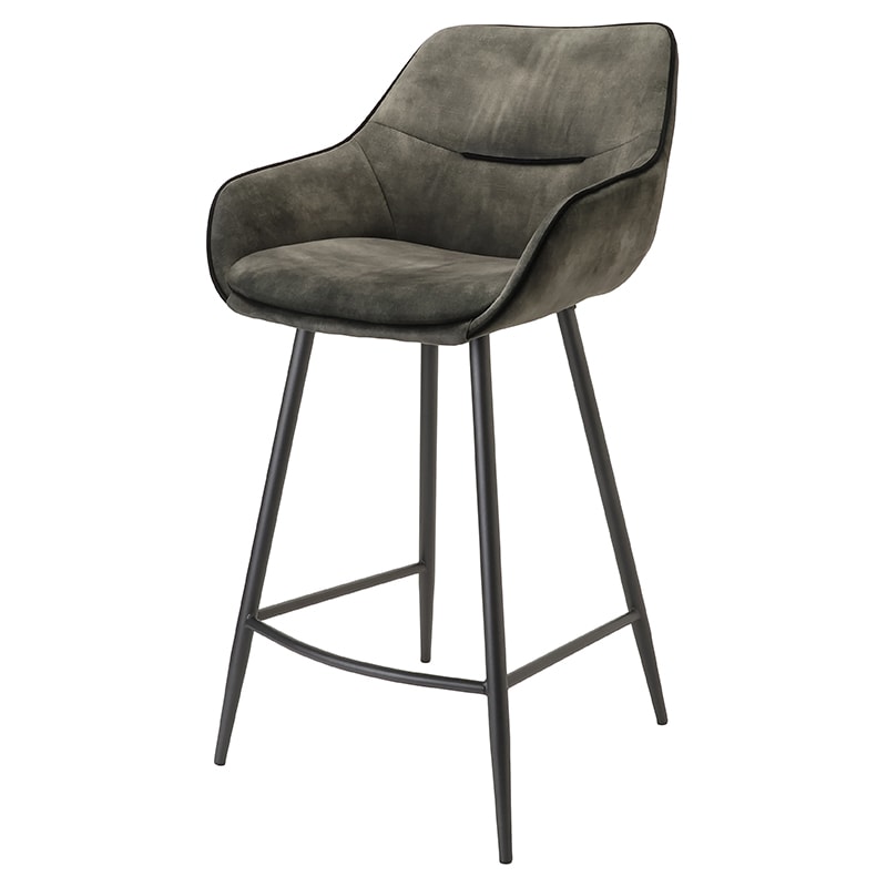 バーチェア GLEAM BAR BGY/BK【お客様組立商品】※ファミリーユース向け