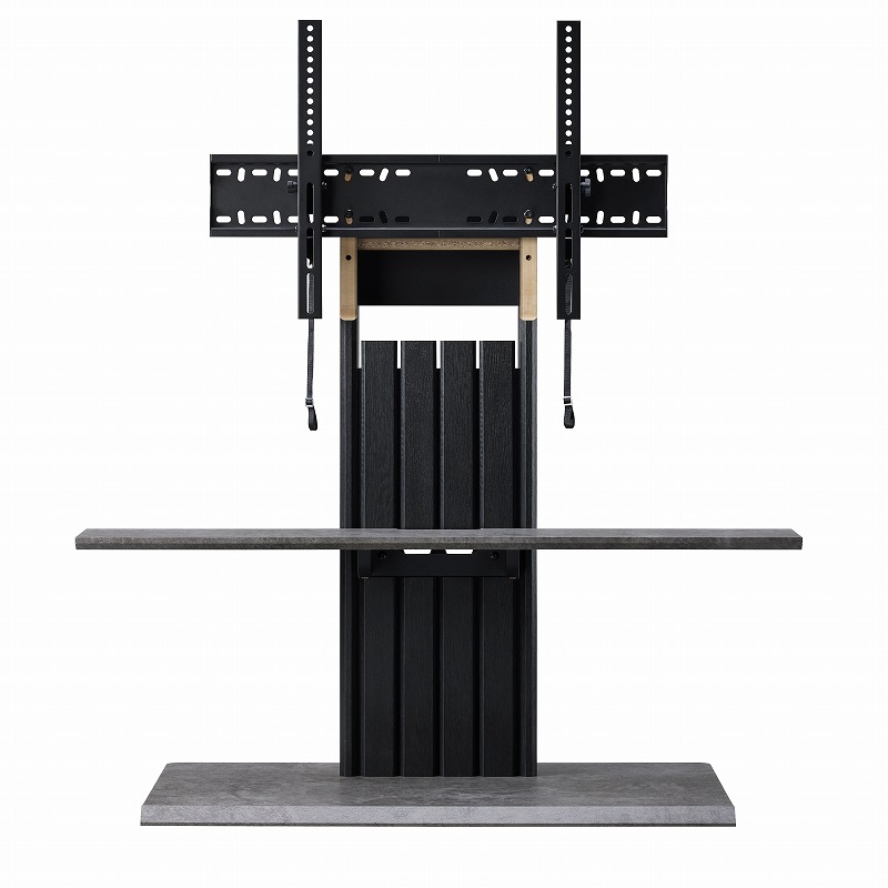 壁寄せTVスタンド ピラスト PLW-1210TV BK 【お客様組み立て商品】の