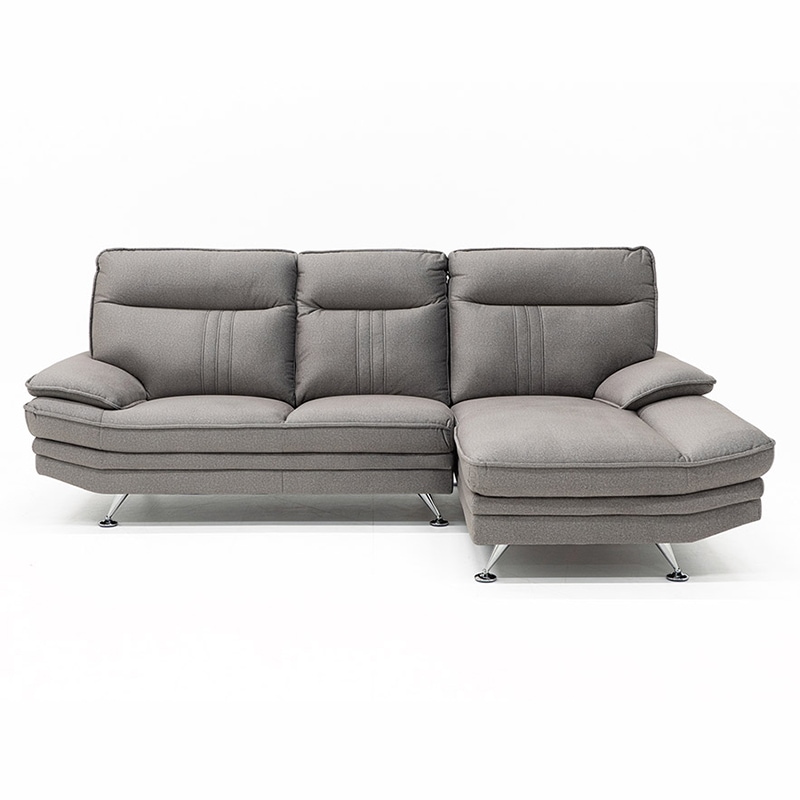 カウチソファ Nビリー 2PL+CR 撥水FAB カウチの向き座って右【大型商品