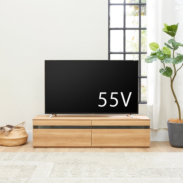 テレビ台 ナチュリカ NTU-3515HNA 白井産業【お客様組立品