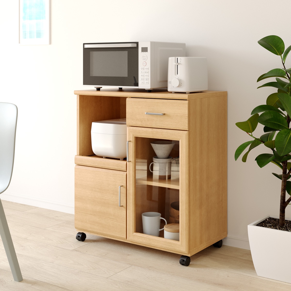 5月8日までの期間限定値下げ！】家電収納キャビネット ベアルモ BRM