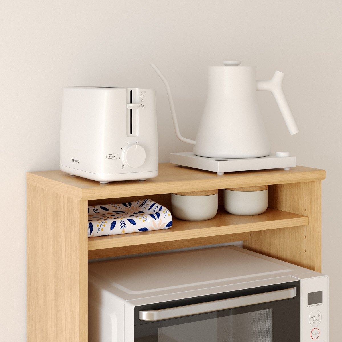 5月8日までの期間限定値下げ！】家電収納キャビネット ベアルモ BRM