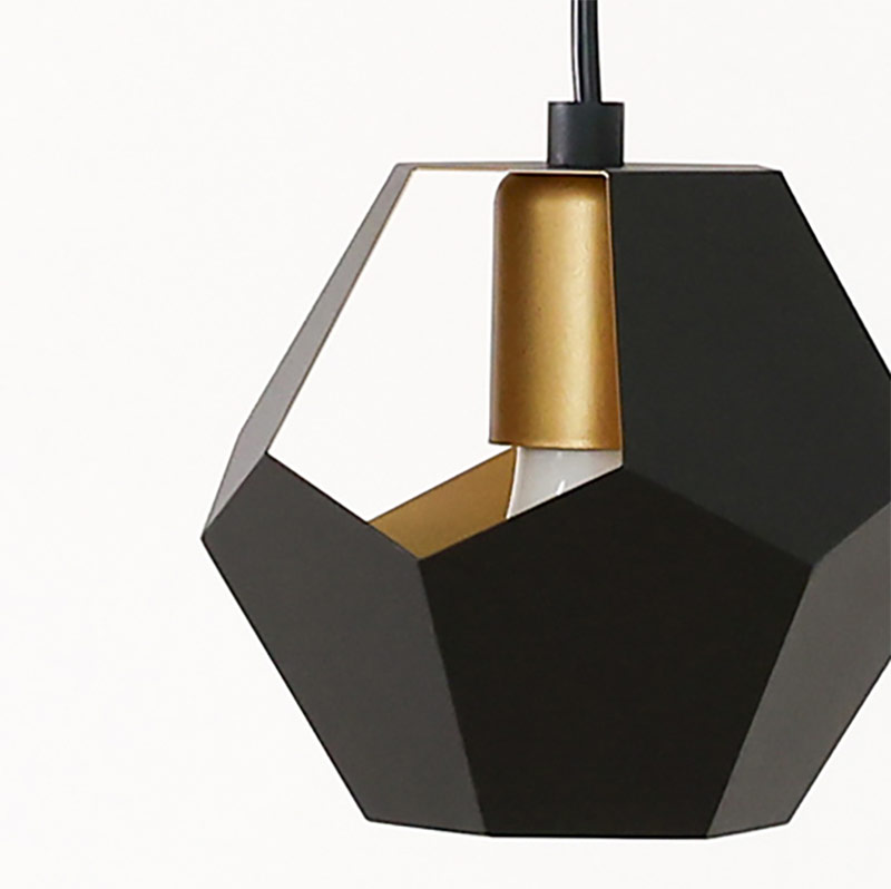 ペンダントライト 205338J RASIGURES3 BK if HOME ※電球別売※の通販