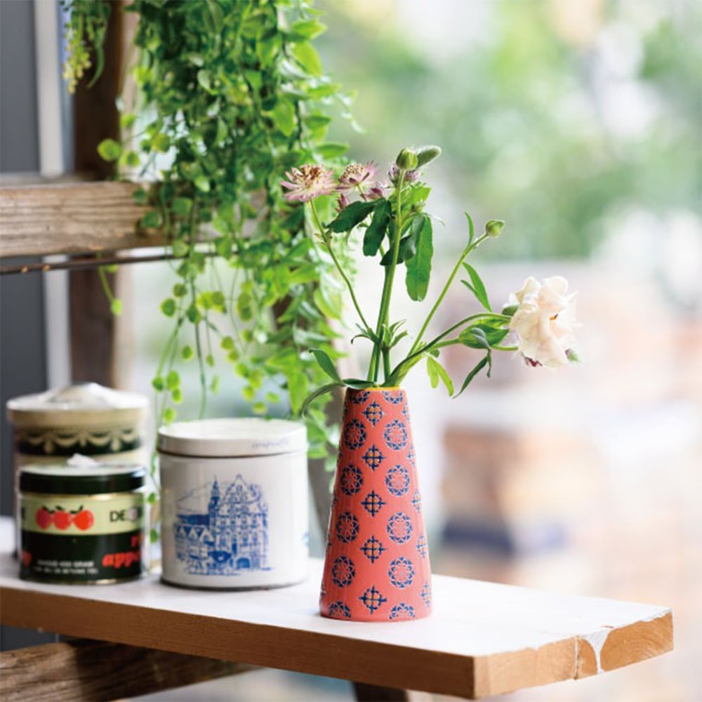 花瓶 陶器 フラワーベース-31 高さ 180mm 直径 95mm ハンドメイド