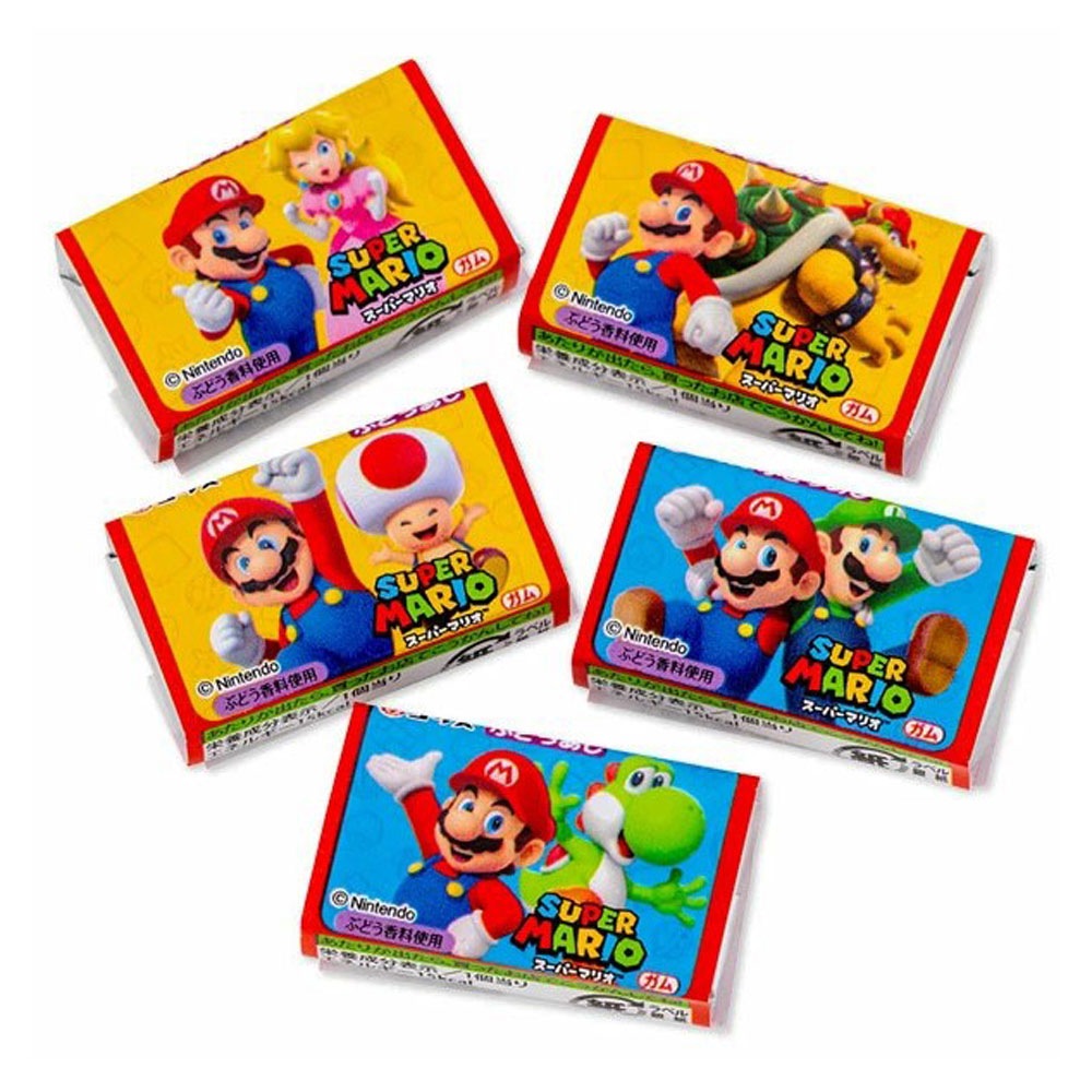 お菓子】『スーパーマリオガム 1箱上代￥15×55個入』 ～チューインガム