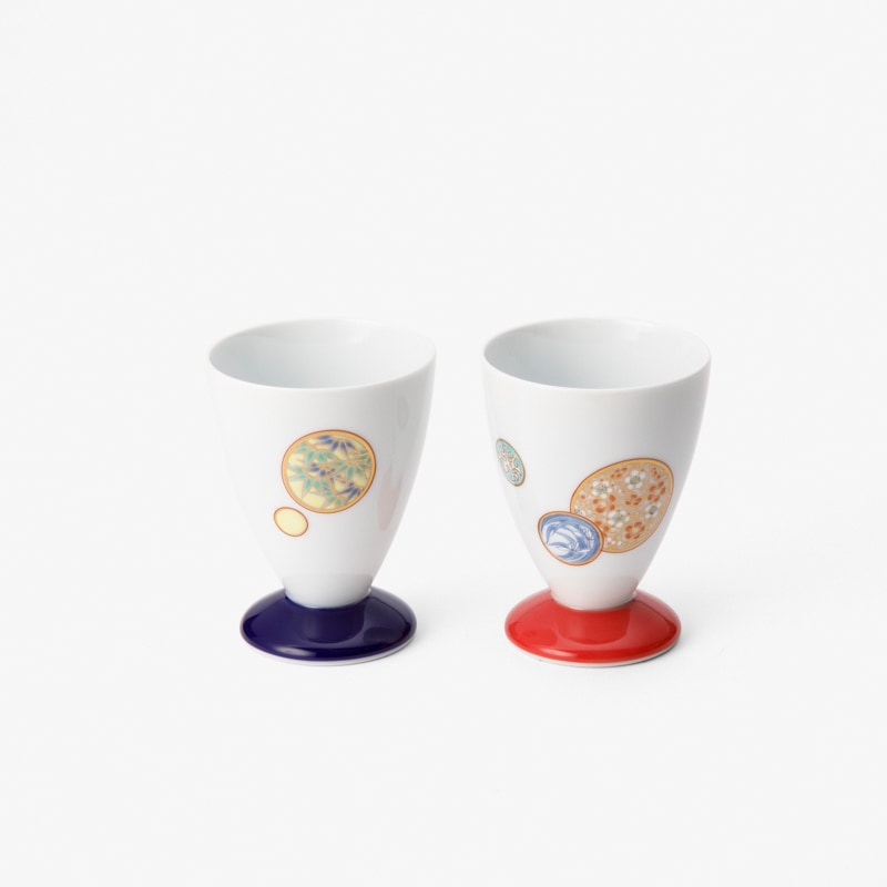 寿赤絵 ペアゴブレット | すべての商品 | 深川製磁オンラインストア