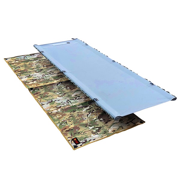 防水グランドシート L-HALF サイズ (ブラックカモ) | Oregonian Camper