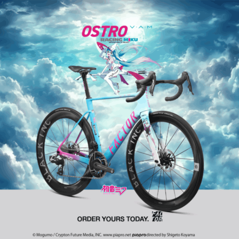 FACTOR OSTRO VAM2.0 フレームセット Racing Miku Edition 2024のご