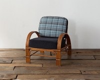 ACME Furniture | WICKER EASY CHAIR / STOOL BEIGE ウィッカー