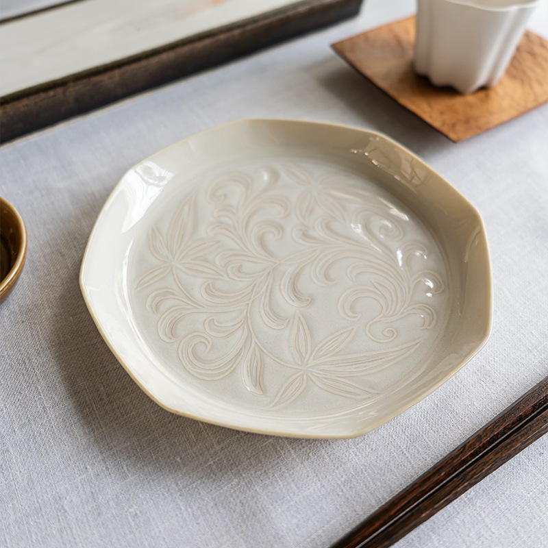 器select＞八角皿 ヌカ白 | カテゴリー,器select | 【公式通販】器の