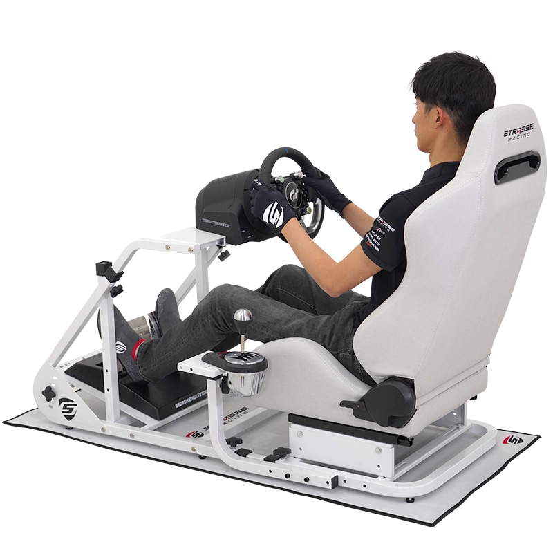 STRASSE レーシングコックピットベース RCZ01 ホワイト LIMITED