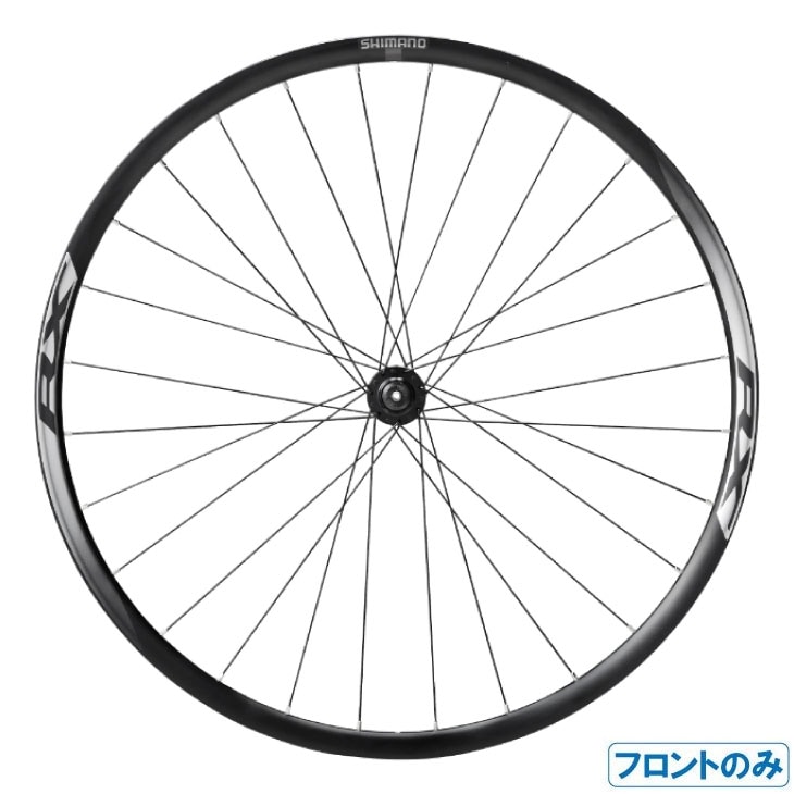 即納)SHIMANO シマノ WH-RX010 FRONT ブラック フロントのみ