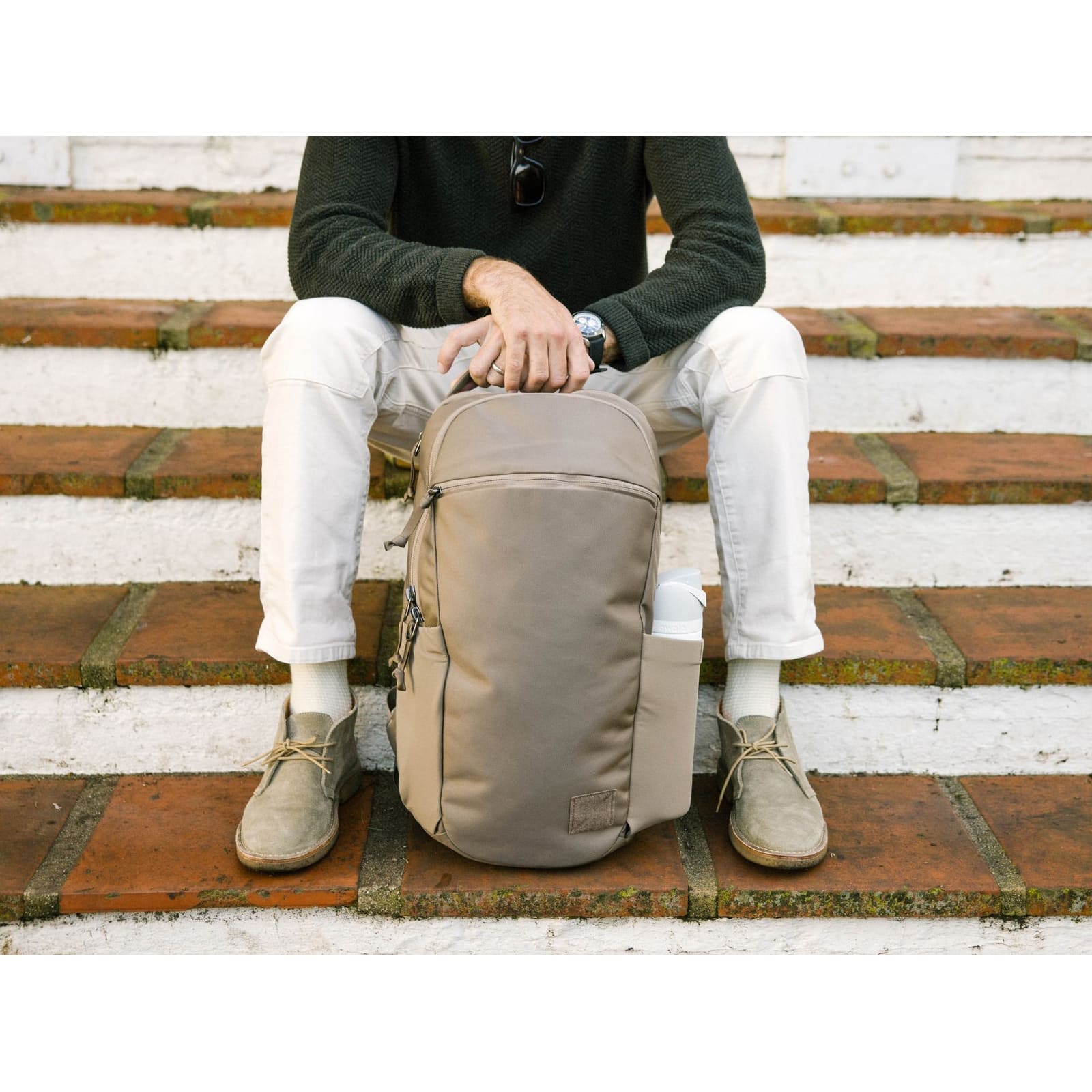 当日出荷可] EVERGOODS CHZ22 - Civic Half Zip 22L Fossil Brown