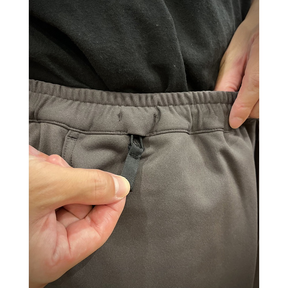 AXESQUIN.MODIFIED Warm Big Pants Charcoal [アクシーズクイン