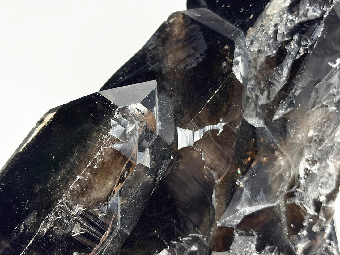 マダガスカル産 モリオン クラスター ( 黒水晶 )/ Morion