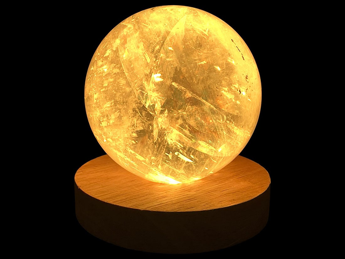 LEDライト付き木製台座Sサイズレインボー色 アソート