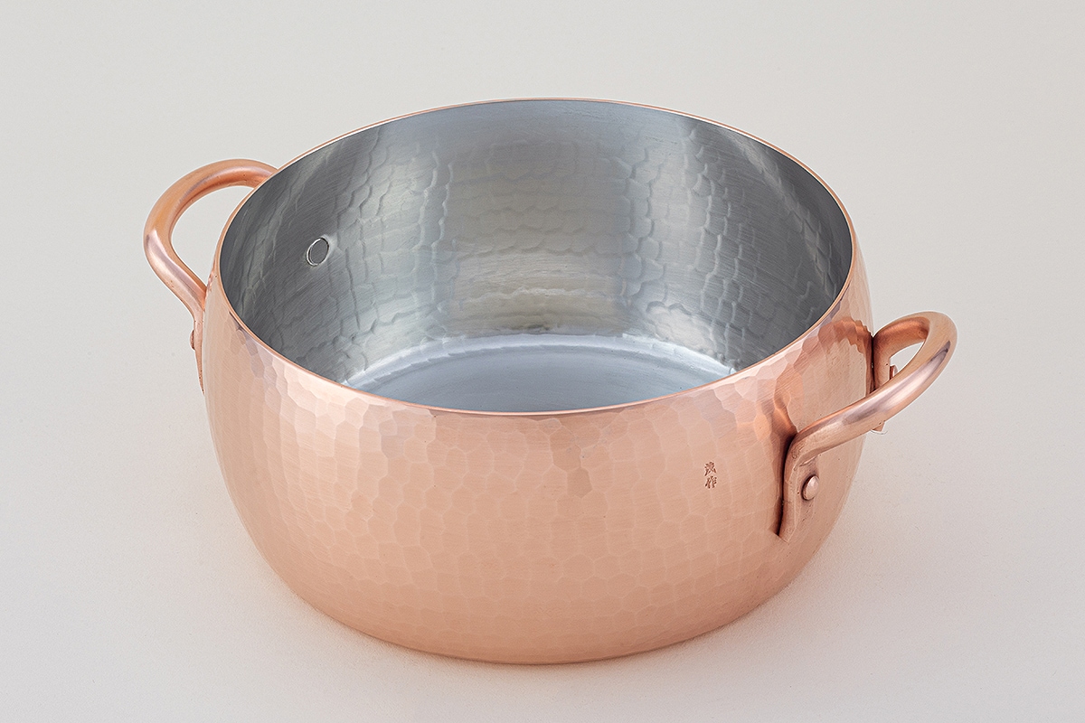 両手鍋（深型）（銅） | 鍋 | 鍛金工房 WESTSIDE33