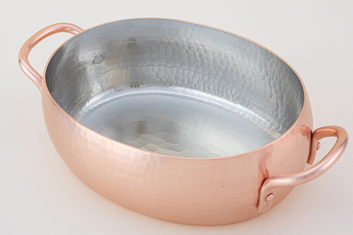 オーバル鍋（浅型）（銅） | 鍋 | 鍛金工房 WESTSIDE33