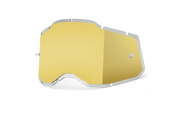 ゴールドミラー インジェクテッド 100% GEN2 RC2・AC2・ST2ゴーグル用