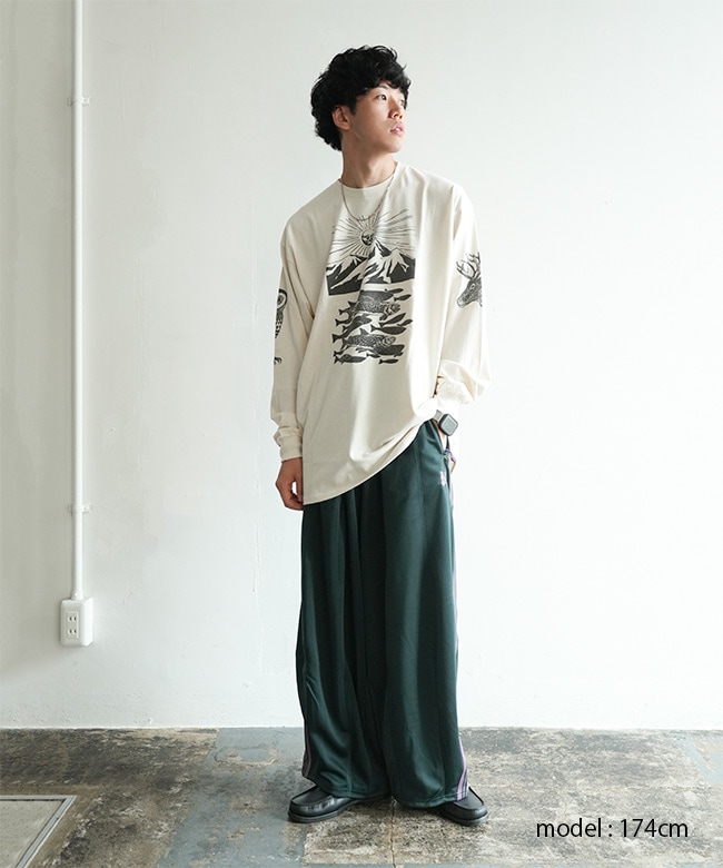 RW320]NEEDLES(ニードルズ) H.D.Track Pant - Poly Smooth ヒザデル