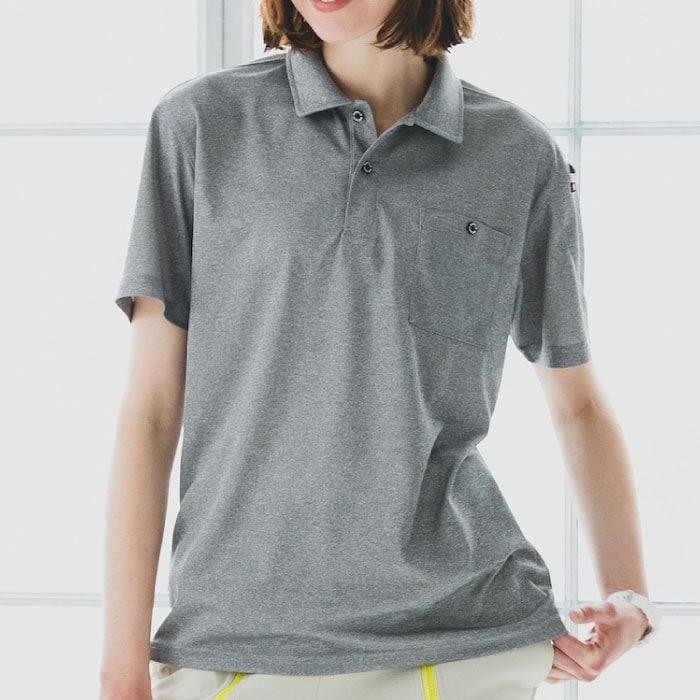 バートル] 167 半袖ポロシャツ（ユニセックス）ー医療白衣と介護