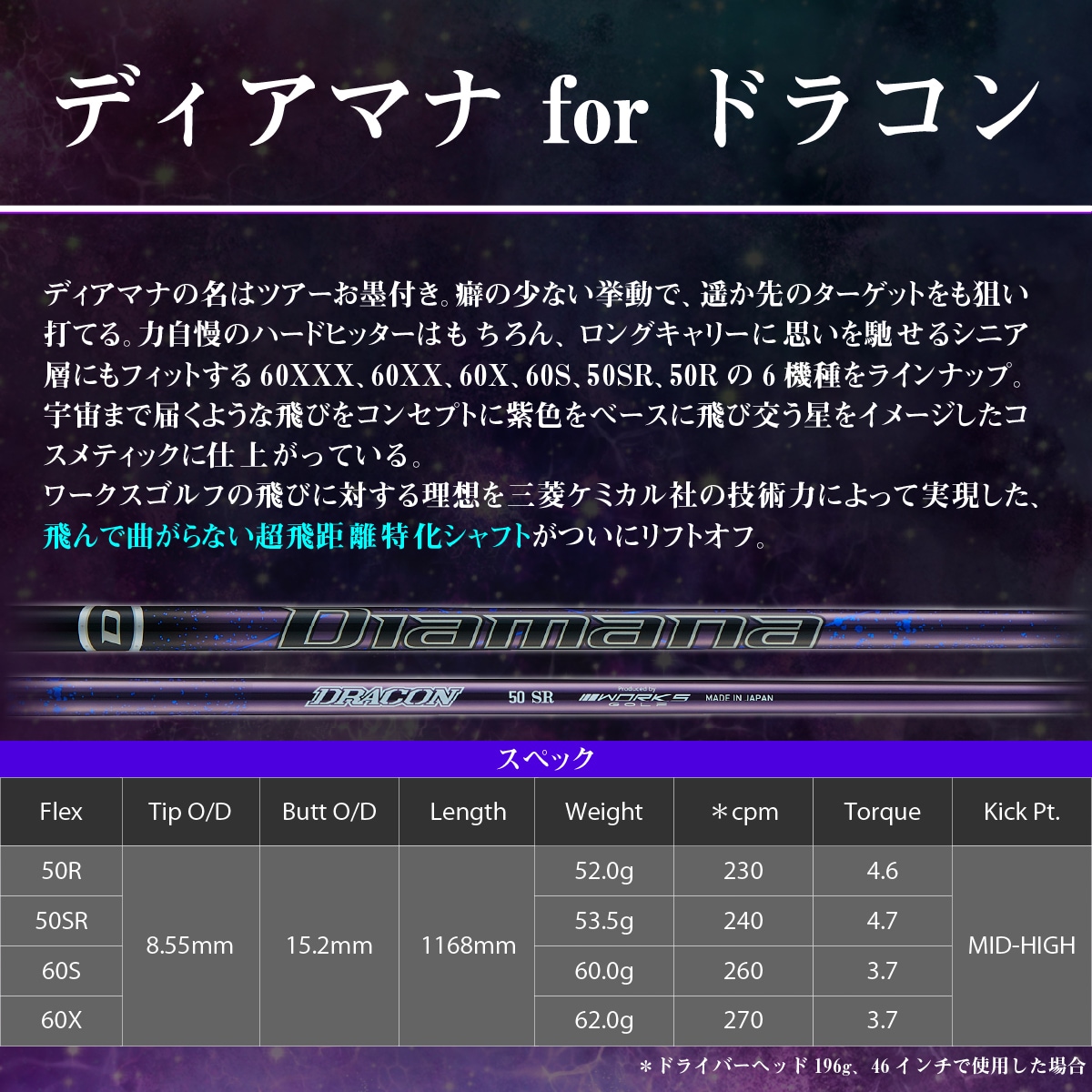 エレガント マキシマックス ＜高反発＞｜ワークスゴルフ公式ショップ