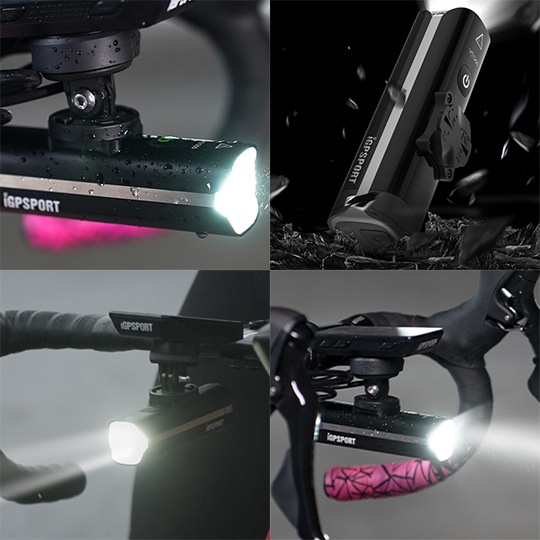 iGPスポーツ VS1200 スマートフロントライト M80付属 ブラック