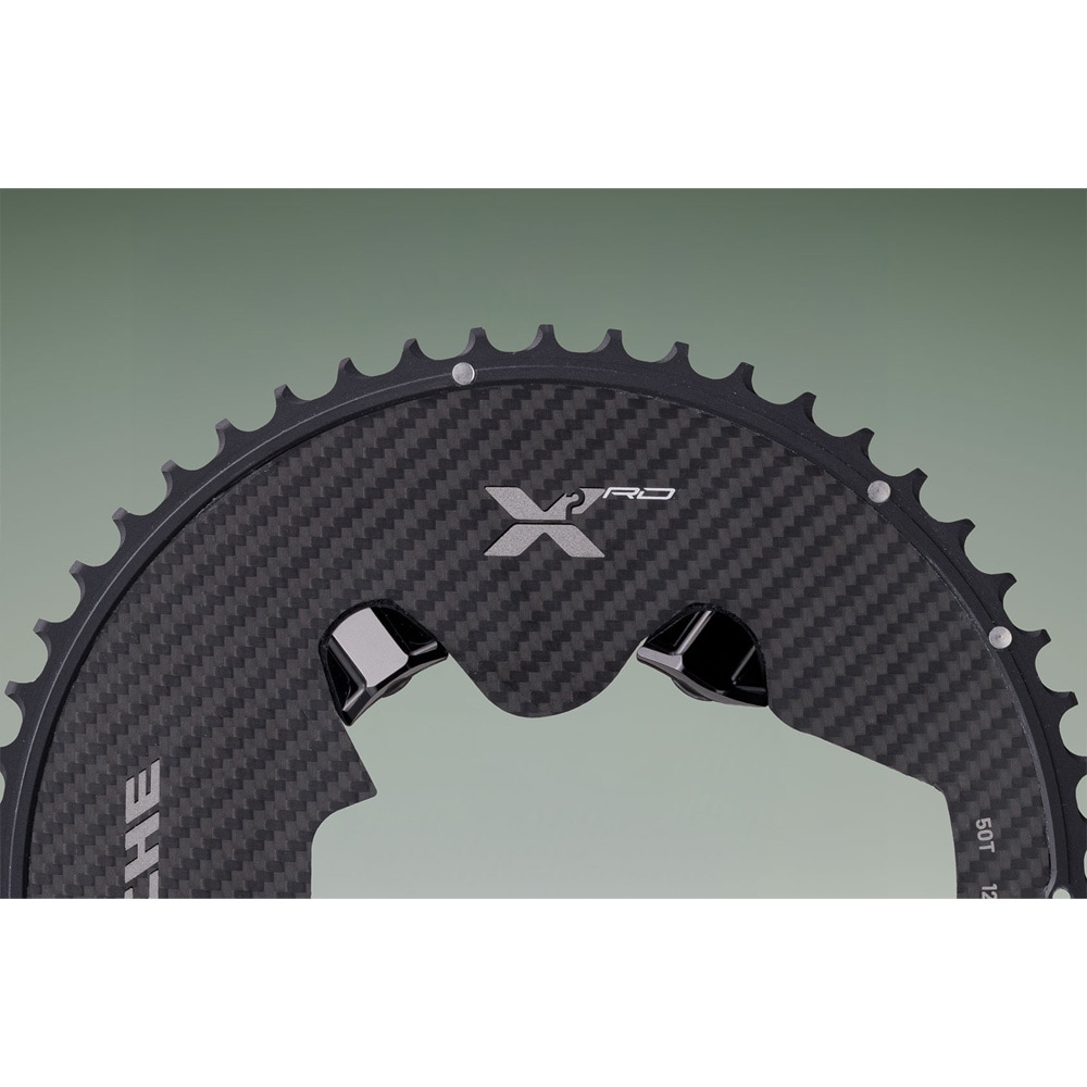 ミケ X2-RD R81 アウターチェーンリング ブラック FC-R8100対応 シマノ