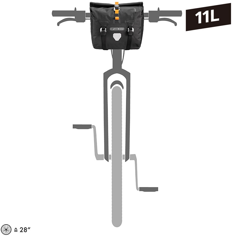 オルトリーブ ハンドルバーパック QR F9923 ブラックマット | バッグ