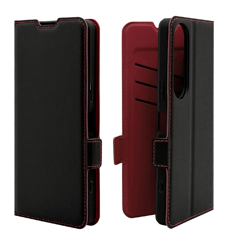 Xperia 1 VI ケース カバー 手帳型 薄型 耐衝撃吸収 カード入れ