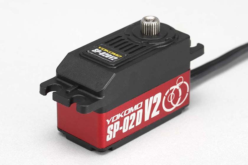 SP-02DV2R SP-02DV2 ドリフト用 ステアリングサーボ (レッド