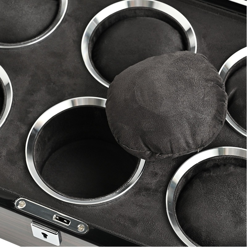 ユアサプライムス.com｜エスプリマ 腕時計 収納ケース 6本用 木製 黒檀