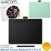 ワコム ペンタブレット Wacom Intuos Medium ワイヤレス CTL-6100WL/K0