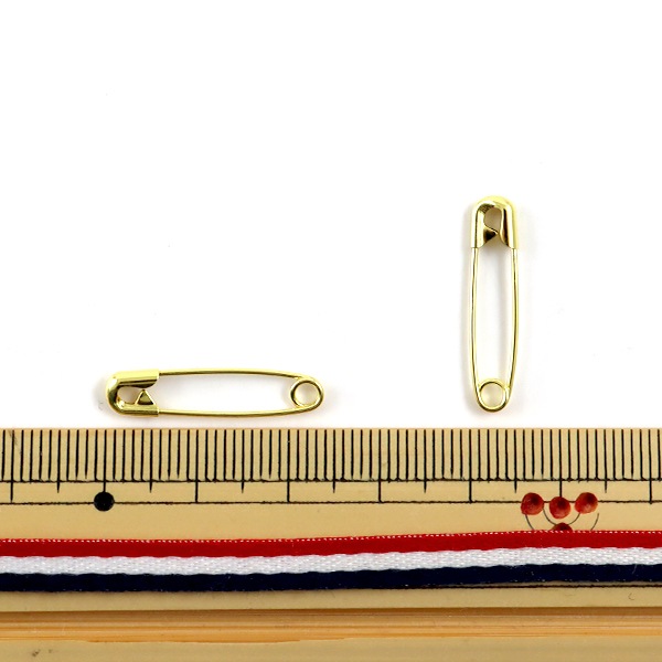 安全ピン 『スナッピン キリンス仕上げ NO.0 全長24mm 小口バラ 1箱