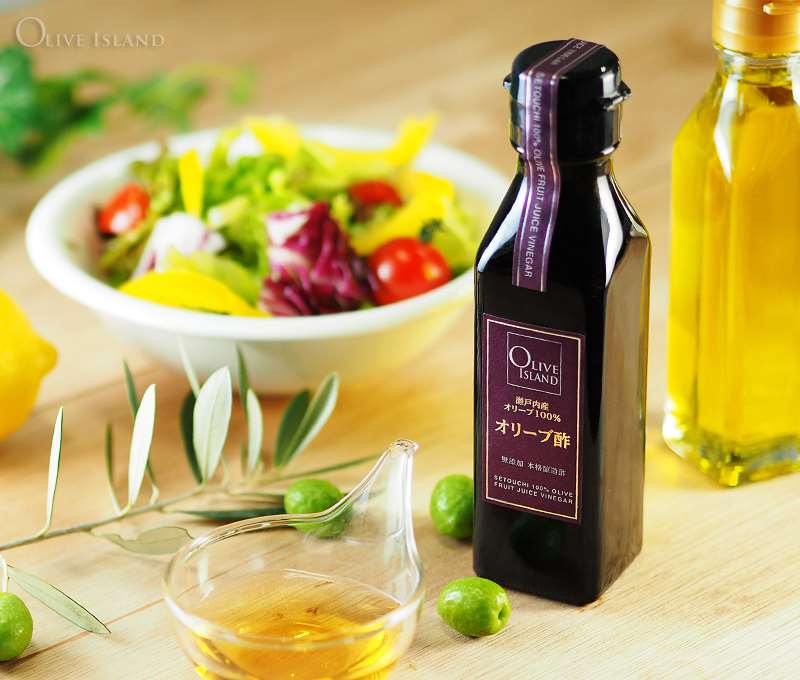 純・檸檬果実 EXVオリーブオイル・オリーブ酢 120ml 3本入+にんにく