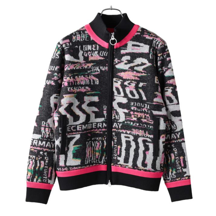 竹内ゴルフMakeShop店_ディセンバーメイ ニットブルゾン