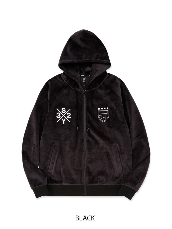 VELOUR 3 LAYER ZIP HOODIE | COLLECTION,2025 F/W | 【公式】SY32 by