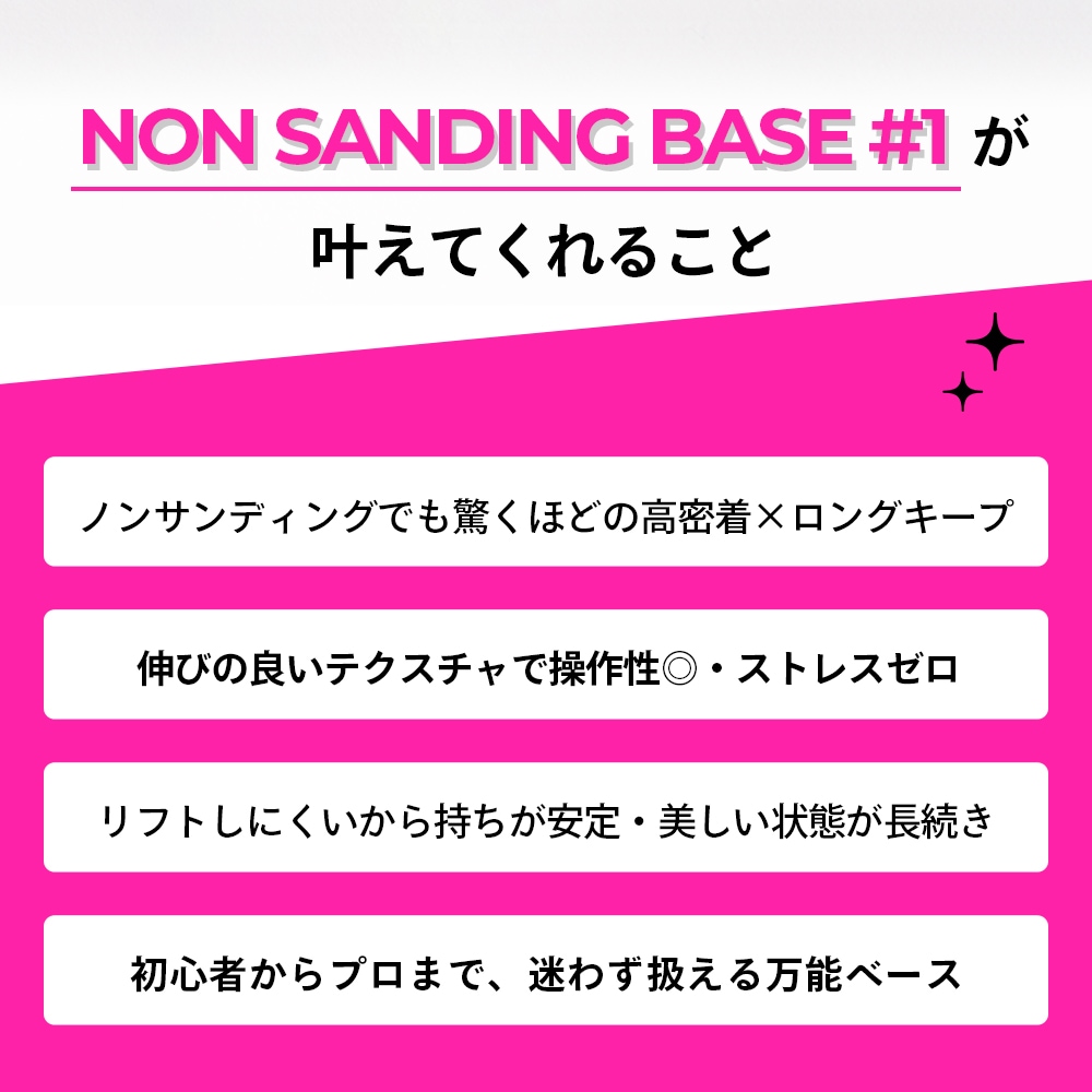 NON SANDING BASE ＃1 【ポリコ】10g | CLEAR （クリア）,#1 ノン