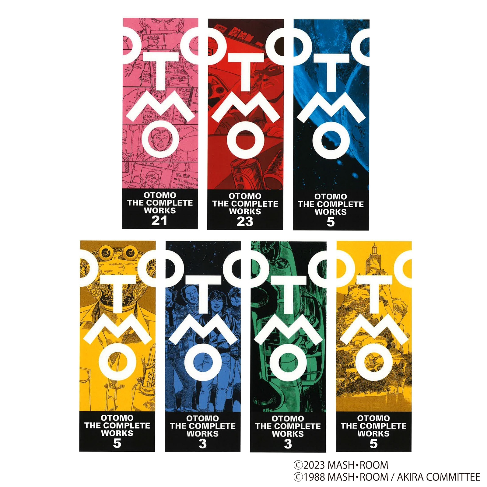 OCE017 全集ステッカーセット | CATEGORY,大友克洋全集 AKIRAセル画展