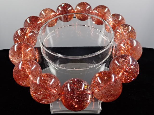 ファイヤークォーツ ブレスレット 15.3㎜ SA++ | 天然石,スーパー